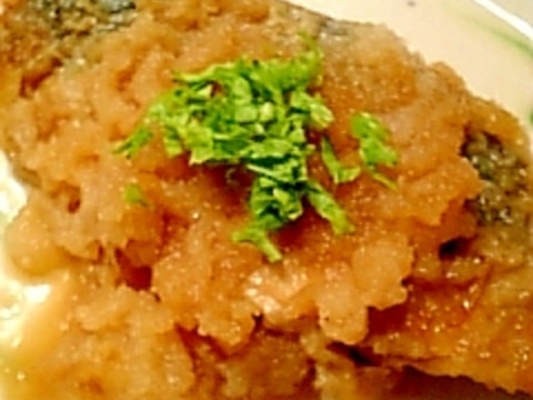 フライパンで作る!簡単さばのおろし煮♪